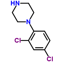 1-(2,4-二氯苯基)哌嗪二盐酸盐结构式