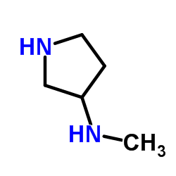N-甲基吡咯烷-3-胺结构式