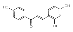 2,4,4'-trihydroxy benzalacetophenone structure