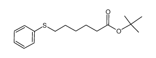 tert-butyl 6-(phenylthio)hexanoate结构式