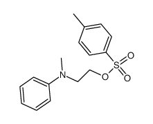 N-methyl-N-{(ω-tosylhydroxy)-1-ethyl}aniline Structure