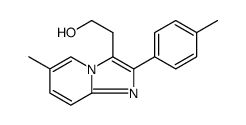 Imidazo[1,2-a]pyridine-3-ethanol, 6-methyl-2-(4-methylphenyl) Structure