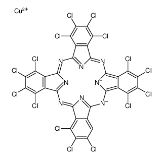 Phthalocyanine Green G结构式