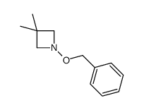 3,3-dimethyl-1-phenylmethoxyazetidine Structure