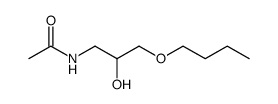 Acetamide,N-(3-butoxy-2-hydroxypropyl)- structure