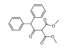 diphenylacetyl-malonic acid dimethyl ester结构式