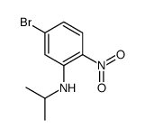 5-溴-n-异丙基-2-硝基苯胺结构式