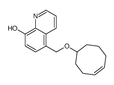 5-(cyclooct-4-en-1-yloxymethyl)quinolin-8-ol Structure