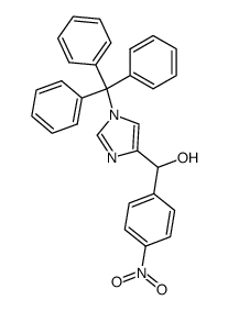 4-(4-nitrophenyl)-(1-trityl-1H-imidazol-4-yl)methanol Structure