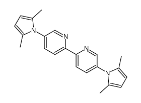 5,5'-bis(2,5-dimethyl-1H-pyrrol-1-yl)-2,2'-bipyridine Structure