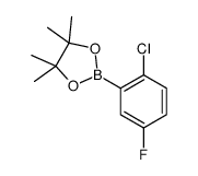 2-chloro-5-fluorobenzeneboronic acid pinacol ester Structure
