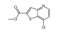 7-氯噻吩并[3,2-b]吡啶-2-羧酸甲酯结构式