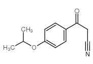 4-异丙氧基苯甲酰基乙腈结构式