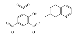 7-methyl-5,6,7,8-tetrahydroquinoline,2,4,6-trinitrophenol Structure