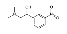 1-m-Nitrophenyl-2-dimethylaminoethanol Structure