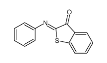 2-phenylimino-1-benzothiophen-3-one结构式