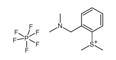 dimethyl(2-((N,N-dimethylamino)methyl)phenyl)sulfonium hexafluorophosphate结构式