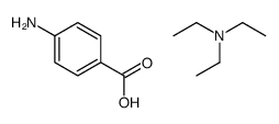 4-aminobenzoic acid,N,N-diethylethanamine结构式