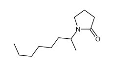 1-octan-2-ylpyrrolidin-2-one Structure