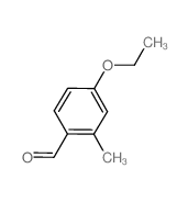 4-乙氧基-2-甲基苯甲醛结构式