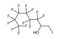 3,3,4,4,5,5,6,6,7,7,8,8,8-tridecafluoro-1-iodooctan-2-ol结构式