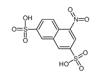 4-nitronaphthalene-2,7-disulfonic acid结构式