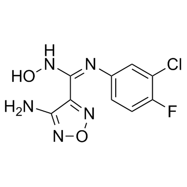 4-氨基-N-(3-氯-4-氟苯基)-N'-羟基-1,2,5-恶二唑-3-甲脒图片