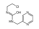 1-(2-chloroethyl)-3-(2-pyrazinylmethyl)urea结构式