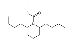 methyl 2,6-dibutylpiperidine-1-carboxylate Structure