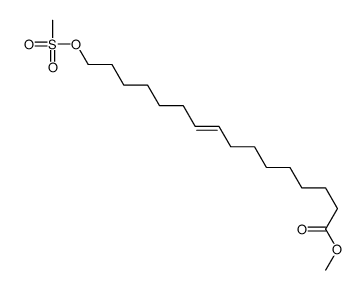 methyl 16-methylsulfonyloxyhexadec-9-enoate结构式