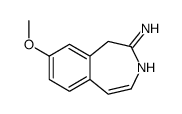 8-甲氧基-1H-3-苯并氮杂卓-2-胺结构式