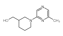 [1-(6-甲基吡嗪-2-基)哌啶-3-基]甲醇结构式