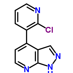 4-(2-Chloro-3-pyridinyl)-1H-pyrazolo[3,4-b]pyridine Structure