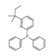 [6-(2-methylbutan-2-yl)pyridin-2-yl]-diphenylphosphane Structure
