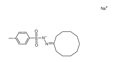 p-tosylhydrazone sodium salt of cyclodecanone Structure