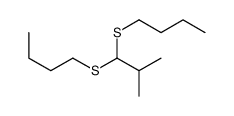1,1-bis(butylsulfanyl)-2-methylpropane Structure