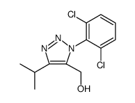 1H-1,2,3-Triazole-5-methanol, 1-(2,6-dichlorophenyl)-4-(1-methylethyl) Structure