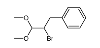 2-bromo-3-phenylpropanal dimethylacetal Structure