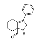 3-methylene-1-phenyl-3,3a,4,5,6,7-hexahydro-2H-indene-3a-carbaldehyde结构式