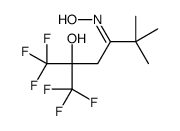 (4E)-1,1,1-trifluoro-4-hydroxyimino-5,5-dimethyl-2-(trifluoromethyl)hexan-2-ol Structure