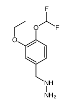 [4-(difluoromethoxy)-3-ethoxyphenyl]methylhydrazine Structure