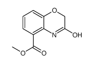 METHYL 3-OXO-3,4-DIHYDRO-2H-BENZO[B][1,4]OXAZINE-5-CARBOXYLATE Structure