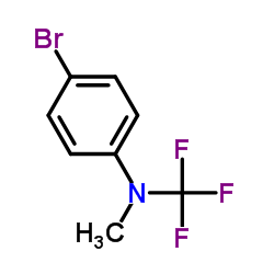 4-Bromo-N-methyl-N-(trifluoromethyl)aniline Structure