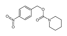 (4-nitrophenyl)methyl piperidine-1-carboxylate结构式