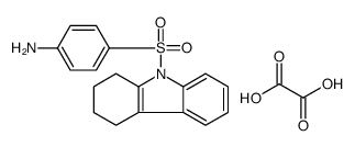 oxalic acid,4-(1,2,3,4-tetrahydrocarbazol-9-ylsulfonyl)aniline Structure