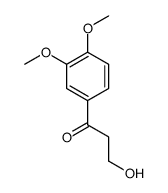 1-(3,4-dimethoxyphenyl)-3-hydroxypropan-1-one结构式