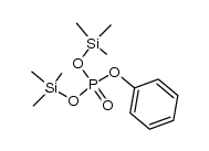 Bis(trimethylsilyl)phenylphosphat Structure