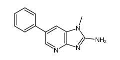 2-氨基-1-甲基-6-苯基咪唑[4,5-b]吡啶结构式