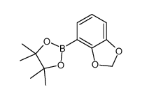 2-(Benzo[d][1,3]dioxol-4-yl)-4,4,5,5-tetramethyl-1,3,2-dioxaborolane structure
