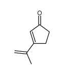 3-(1-Methylethenyl)-2-cyclopentenone结构式
